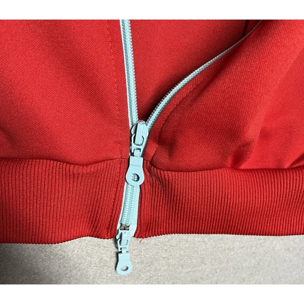 BC Ethic‎ 68 Caroll Shelby Cobra Track Jacket SMALL Red Full Zip Racing Mustang